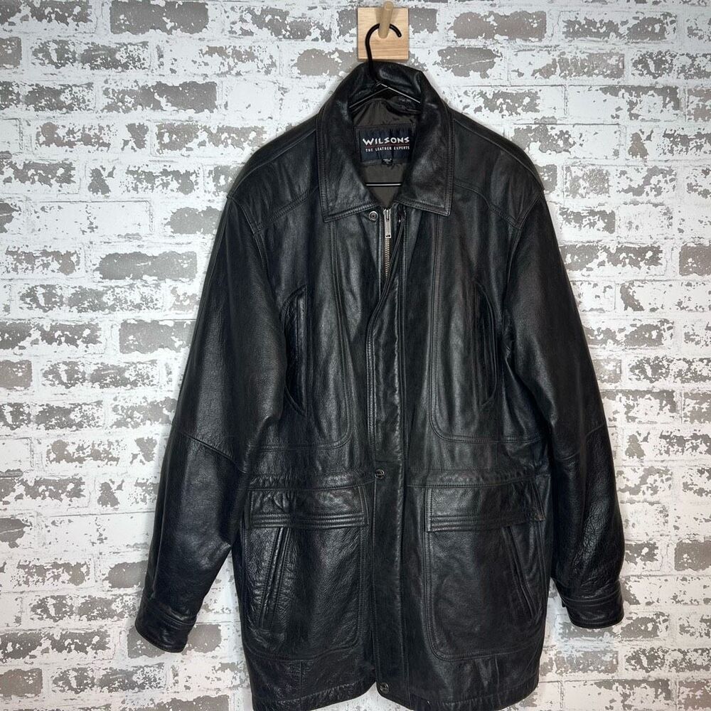 Wilson’s leather trench jacket